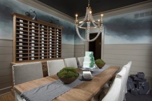 Craftsman Style Home Dining Table Design Idea,