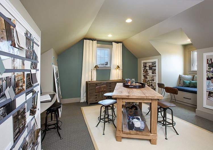 Craftsman Style Home living room Design Ideas,