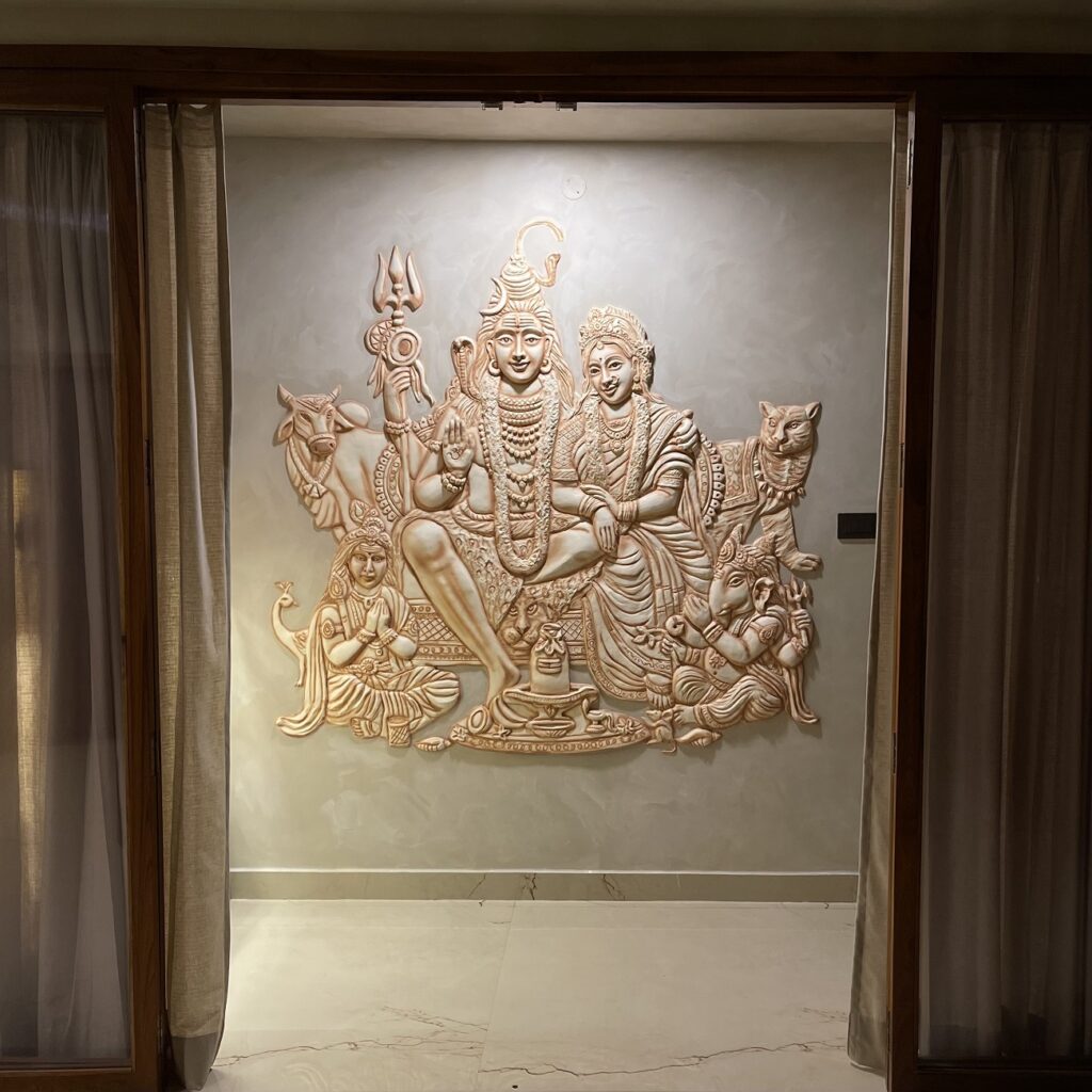 wall mural in indian house,