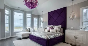 lilac color, bedroom, lilac color combination,